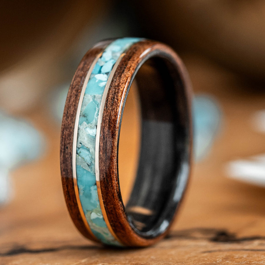 Gemstone Wedding Bands & Rings
