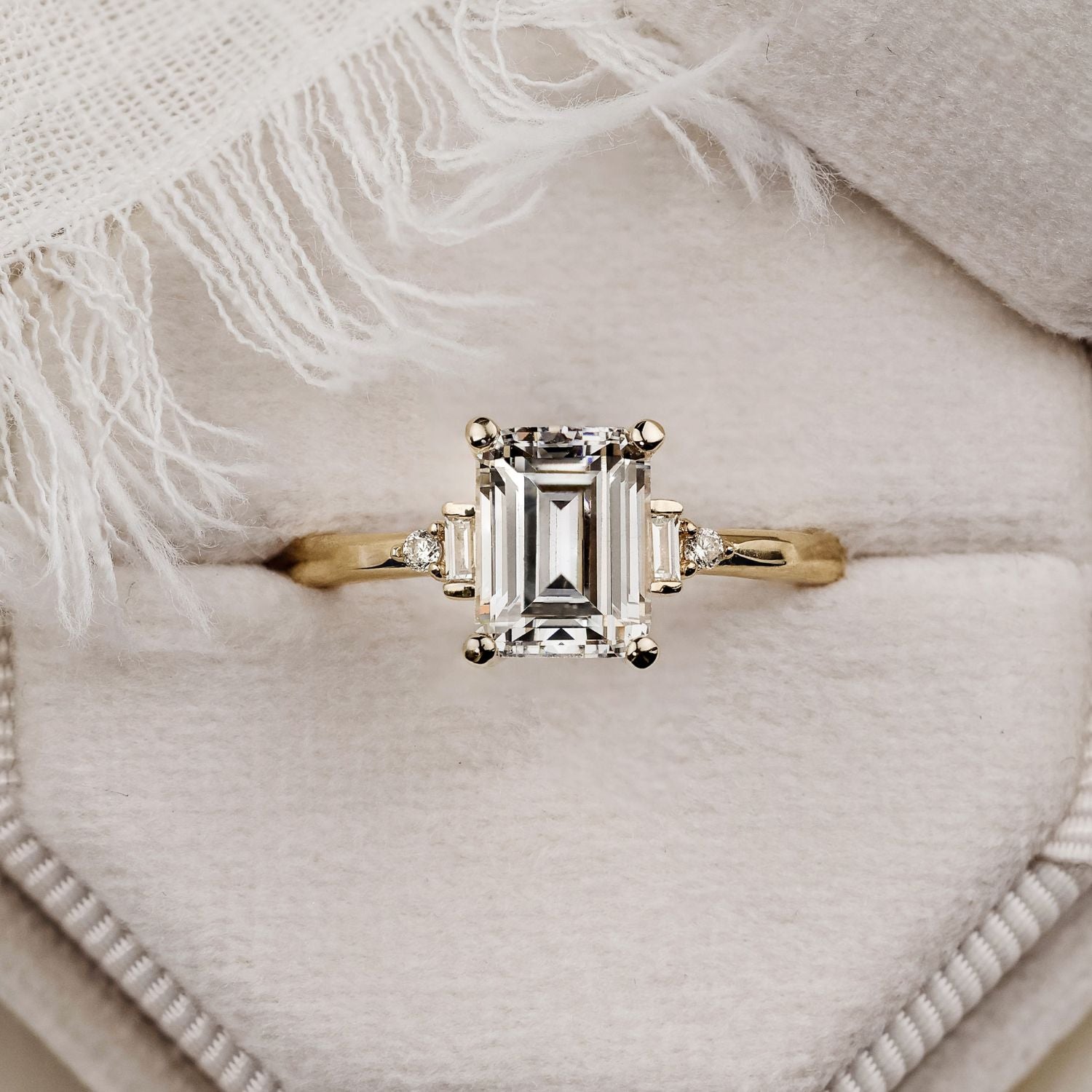 Emerald Cut Stone Engagement Rings Emerald Cut Stone Engagement Rings
