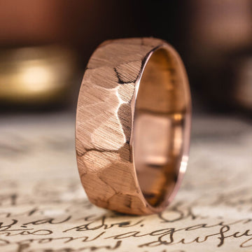 :: Shown in 8mm Wide | Rose Gold