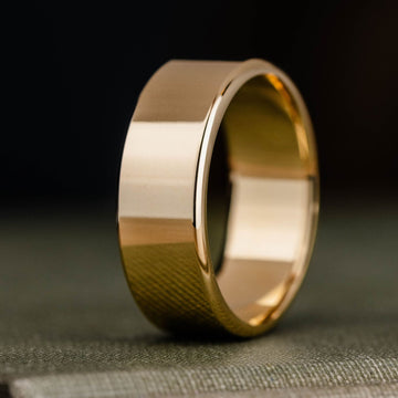 :: Shown in 8mm Wide | Yellow Gold