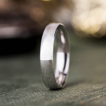 :: Shown in 4mm Wide | White Gold