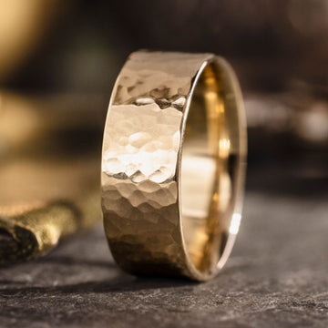 :: Shown in 8mm Wide | Yellow Gold