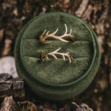 meadow-glade-mens-womens-gold-antler-wedding-set-rustic-and-main_1
