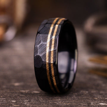 ::Shown in 8mm Wide | Black Titanium