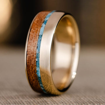 ::Shown in 8mm Wide | 10K Yellow Gold