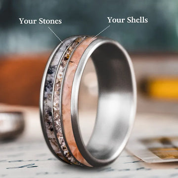 Custom Design - 3-Inlay Narrow Center Ring QfW-lJtxhP4CIYjShZiqDmr3