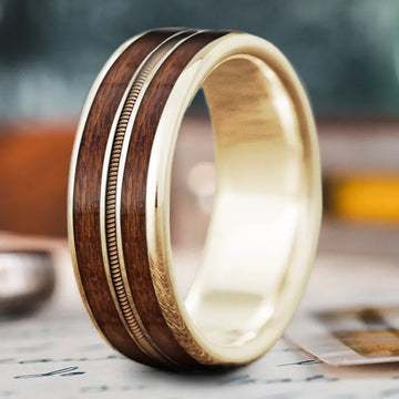 Custom Design - 3-Inlay Metal Center Ring 2VnwB1OtRAto4UYg6q9AFwJ2