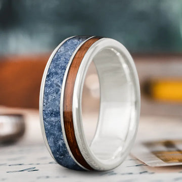 Custom Design - 2-Inlay Offset Ring YXFs5QLq1zRL7E13TMoMZ1hZ