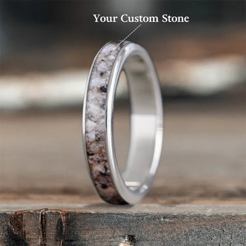 Custom Design - Ladies Single Inlay Ring UhqgWbsY-Puq3Y5cCMSoUvD7