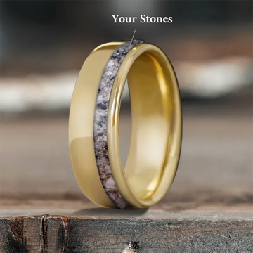 Custom Design - Single Offset Inlay Ring jFh8SISG985ivmgaSWXFAjNq