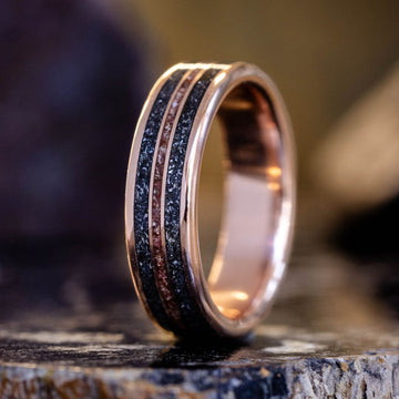 :: Shown in 6mm Wide | Rose gold