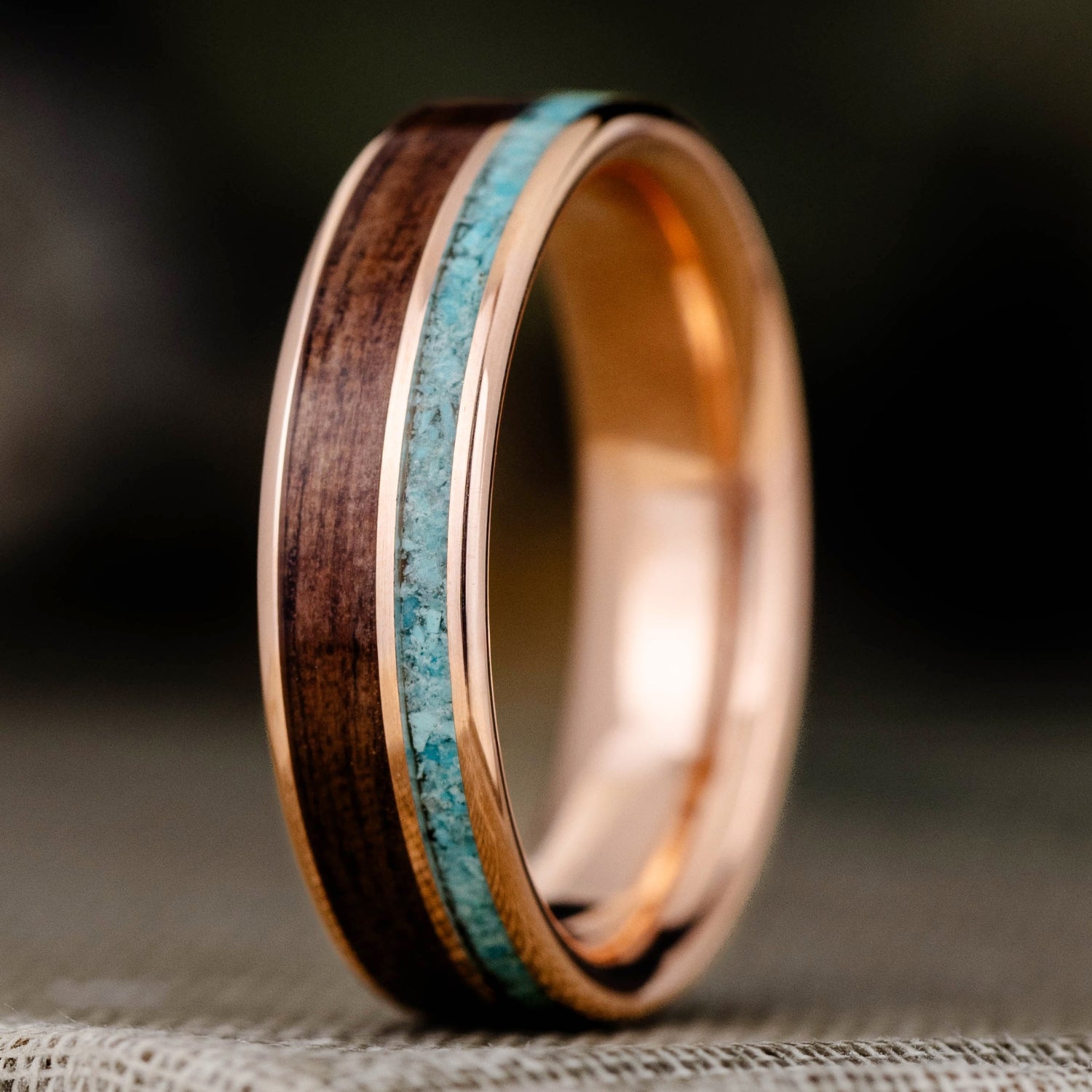 Plum wood ring, shops Male wedding band, wood ring, personalized ring