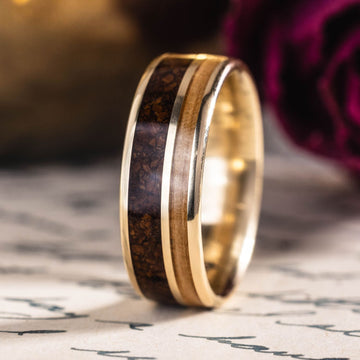 ::Shown in 8mm Wide | 10k Yellow Gold