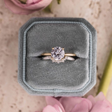 the-bea-the-lora-round-solitaire-diamond-bridalset-ring-brilliant-cut-nature-inspired-setting-yellow-gold-rustic-and-main