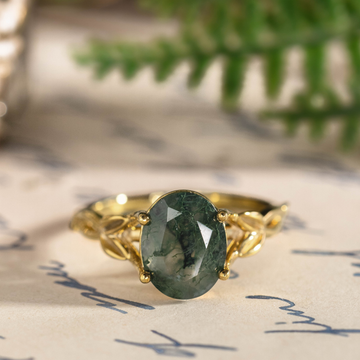 beatrix-yellow-gold-oval-moss-agate-ring-front-view