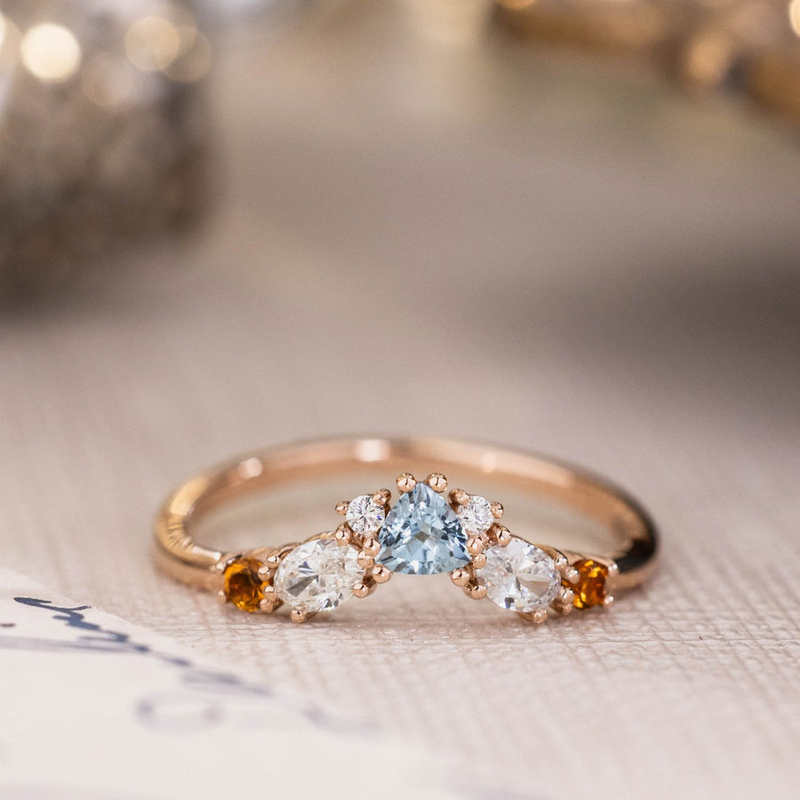 Aquamarine Engagement Rings | Ocean-Inspired Serenity