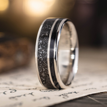 :: Shown in 8mm Wide | White Gold