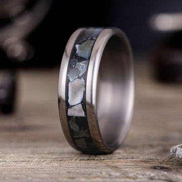 :: Shown in 8mm Wide | Titanium