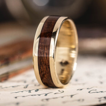 :: Shown in 8mm Wide | Yellow Gold