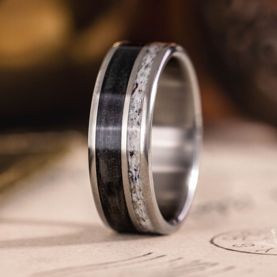 Elk Antler Rings (Gold, Silver, & Titanium)