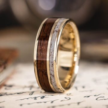 :: Shown in 8mm Wide | Yellow Gold
