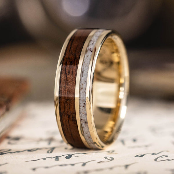 :: Shown in 8mm Wide | Yellow Gold