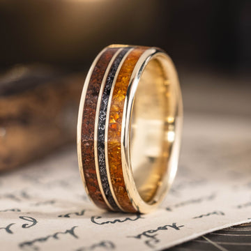 ::Shown in 8mm Wide | 10K Yellow Gold
