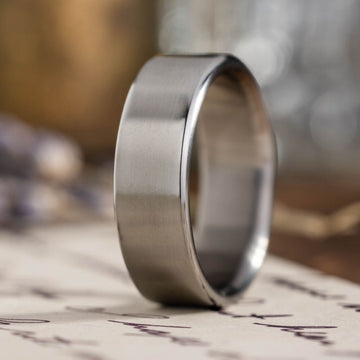 :: Shown in 8mm Wide | Titanium