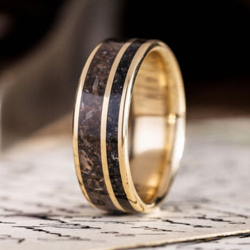 :: Shown in 8mm Wide | Yellow Gold