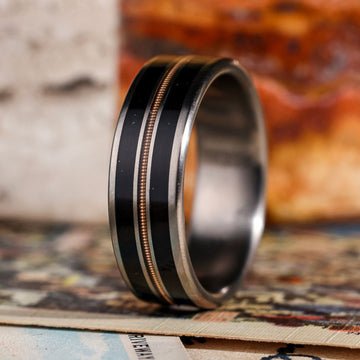 :: Shown in 8mm Wide | Titanium