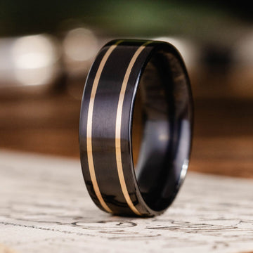 :: Shown in 8mm Wide | Black Titanium