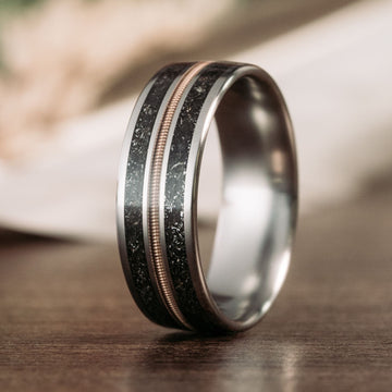 :: Shown in 8mm Wide | Titanium
