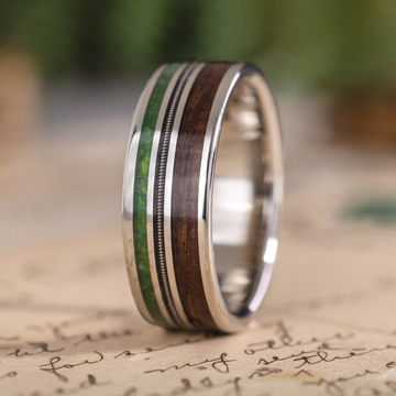 :: Shown in 8mm Wide | White Gold