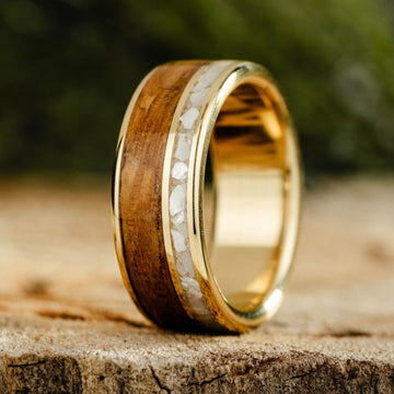 :: Shown in 8mm Wide | Yellow Gold