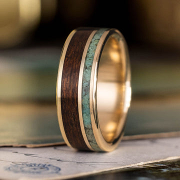 :: Shown in 8mm Wide | Yellow Gold