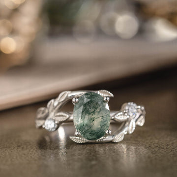 viola-oval-moss-agate-diamond-accent-leaf-setting-engagement-ring-rustic-and-main