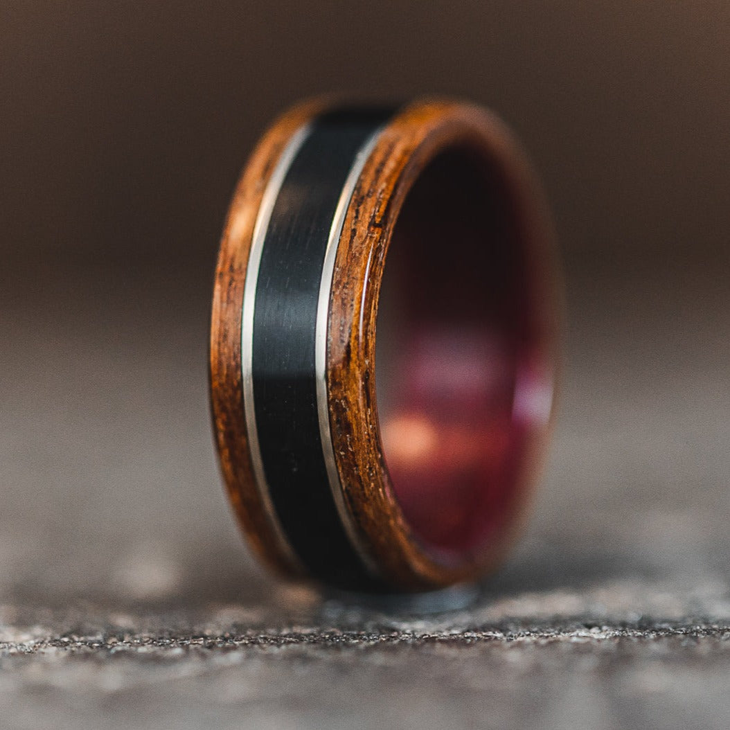 Wooden Ring Yew - SIZE 10 US