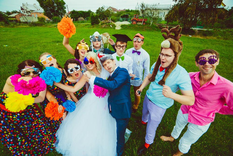 alternative wedding reception crazy wedding party