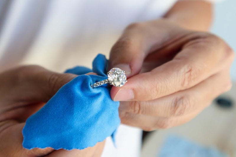 cleaning diamond ring at home