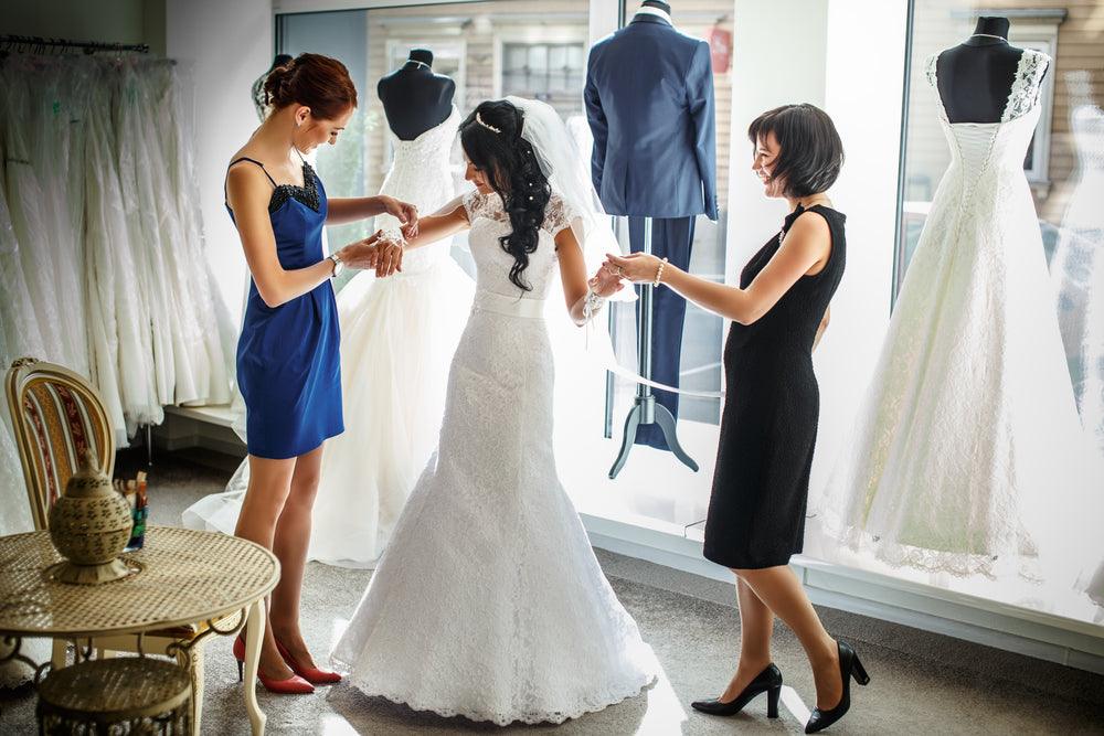 when to get your wedding dress fitted Sandro