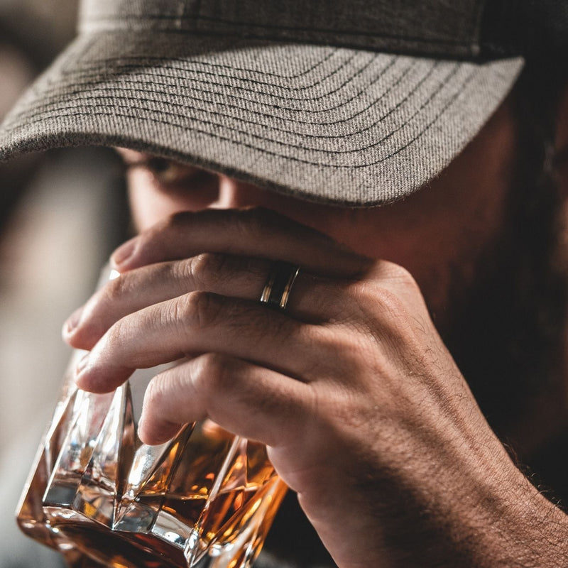 The Whiskey Barrel Collection: Handcrafted Rings With a Story Aged Into the Wood