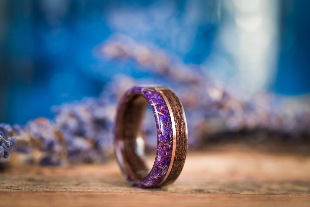 Floral Wedding Bands & Rings