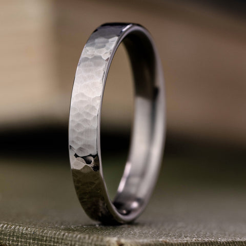 Perfect Hammered 6mm high quality Band--Men's Silver Wedding Ring--Wedding Band--Simple and Unique--Solid Sterling Silver Hammered Band-Rustic Band