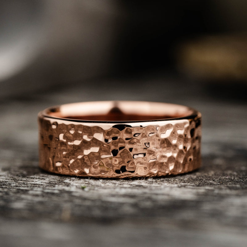 ::Shown in 10k Rose Gold | 8mm Wide