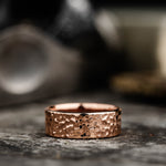 ::Shown in 10k Rose Gold | 8mm Wide