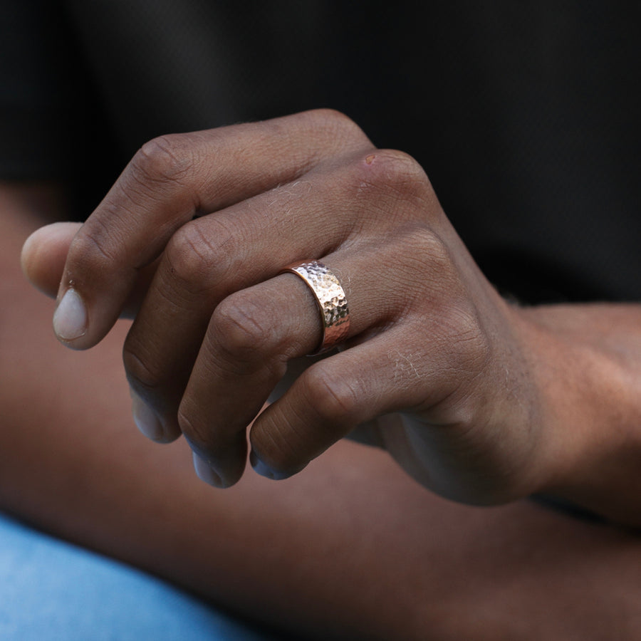 ::Shown in 8mm 10k Rose Gold