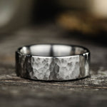 8mm-mens-hammered-titanium-wedding-band-arche-rustic-and-main-rings