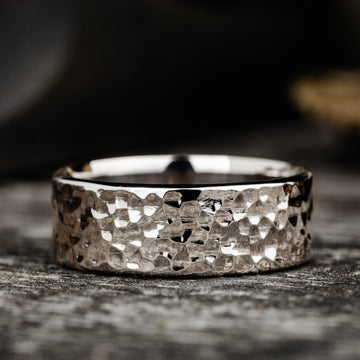 ::Shown in 10k White Gold | 8mm Wide