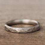 Apollo-faceted-hammered-titanium-mens-wedding-band-4mm