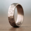     Apollo-faceted-hammered-titanium-mens-wedding-band